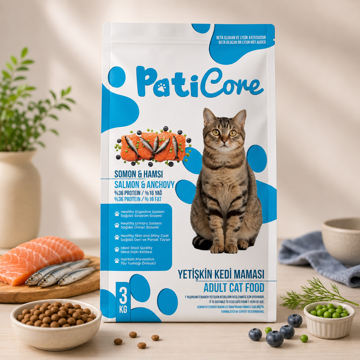 Yetişkin Kedi Maması - Somon & Hamsi